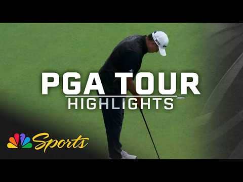 Collin Morikawa ties career-low (61) with clutch birdie at Travelers | Golf on NBC Sports