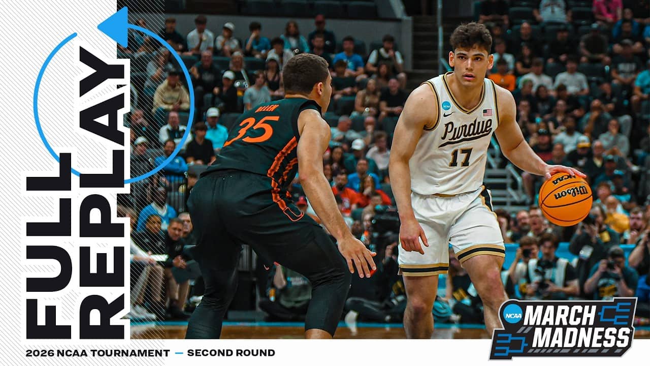 Purdue vs. Miami: 2026 NCAA men's second round | FULL REPLAY