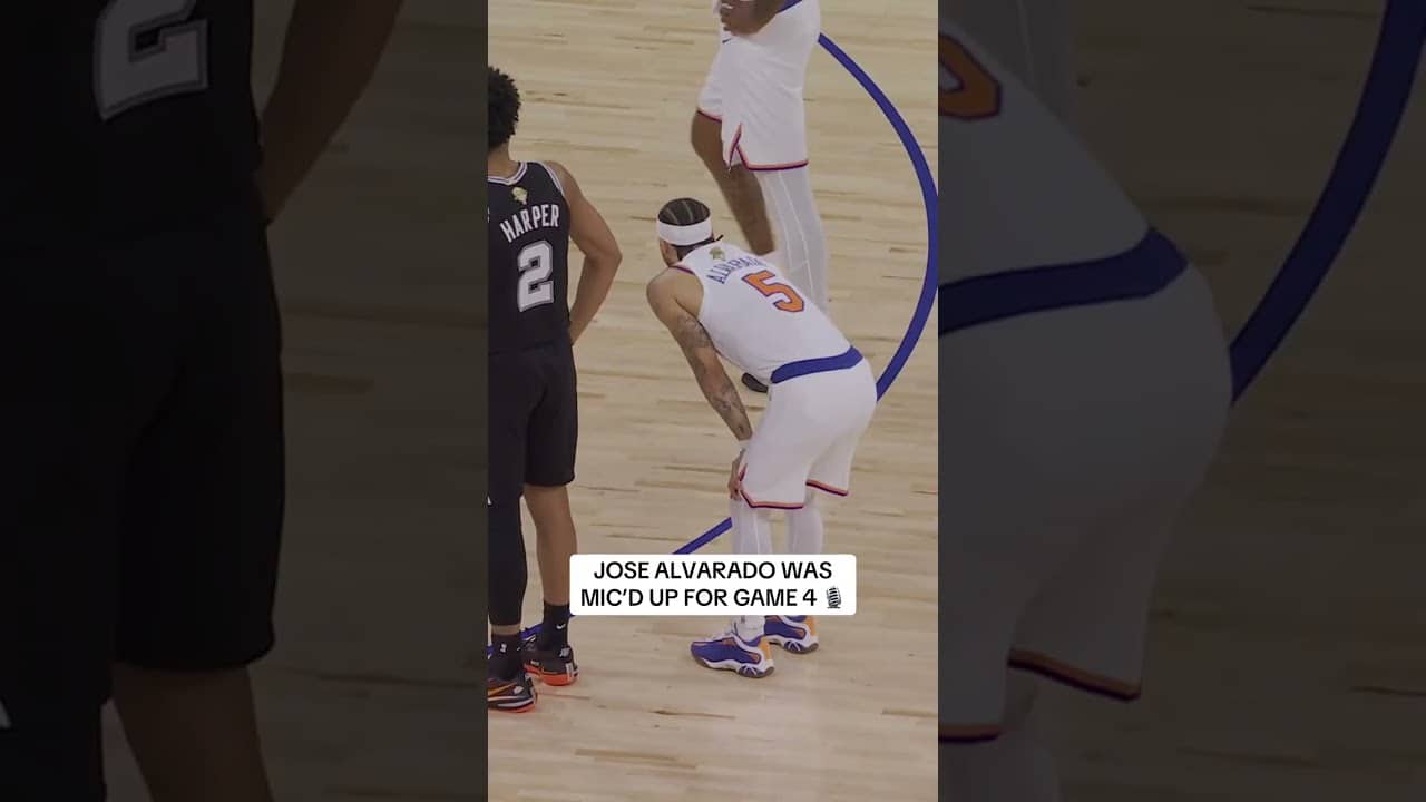 Listen in to the best of Jose Alvarado Mic’d Up during Game 4 🎙️