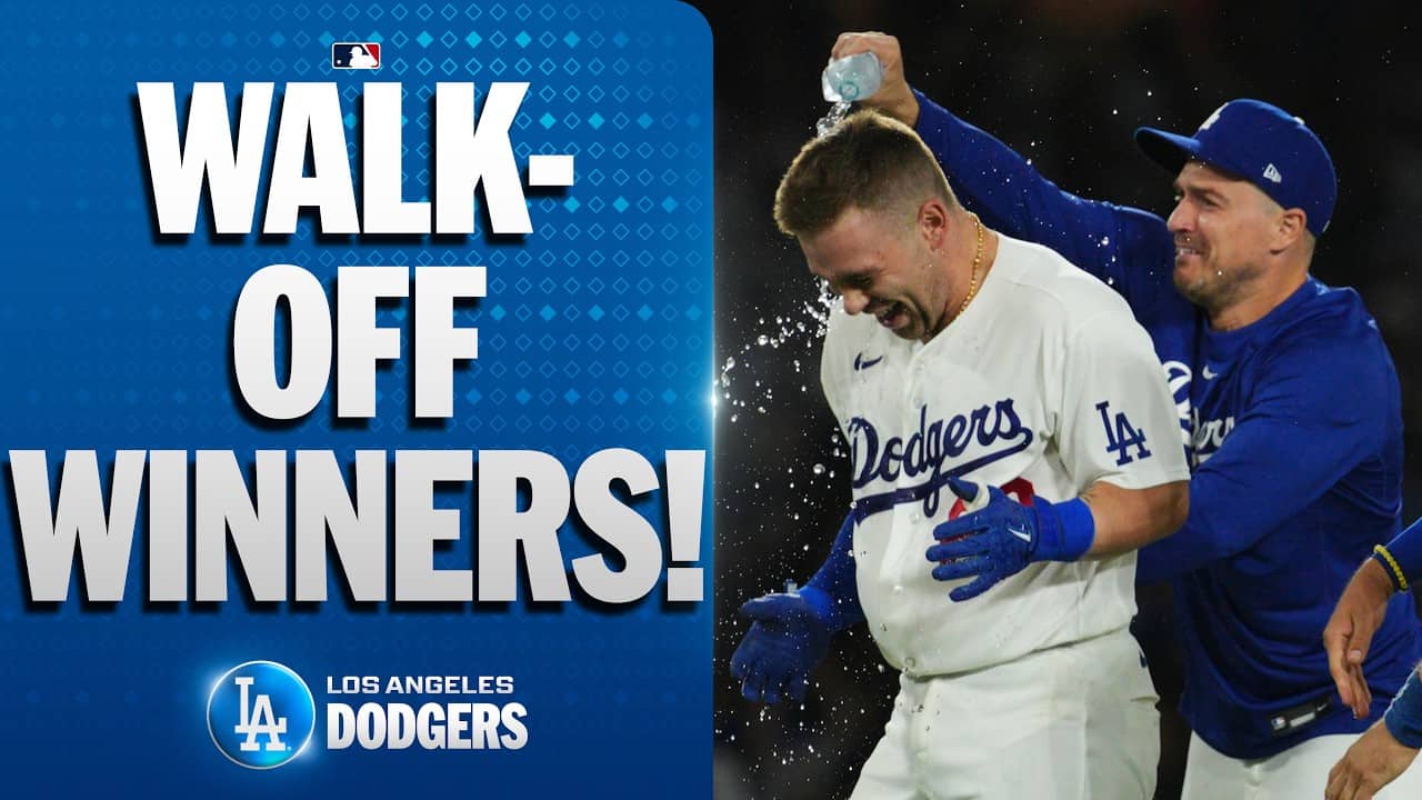 Dalton Rushing WALKS IT OFF for the Dodgers in extras! 😤💪 (First team to 60 wins!)