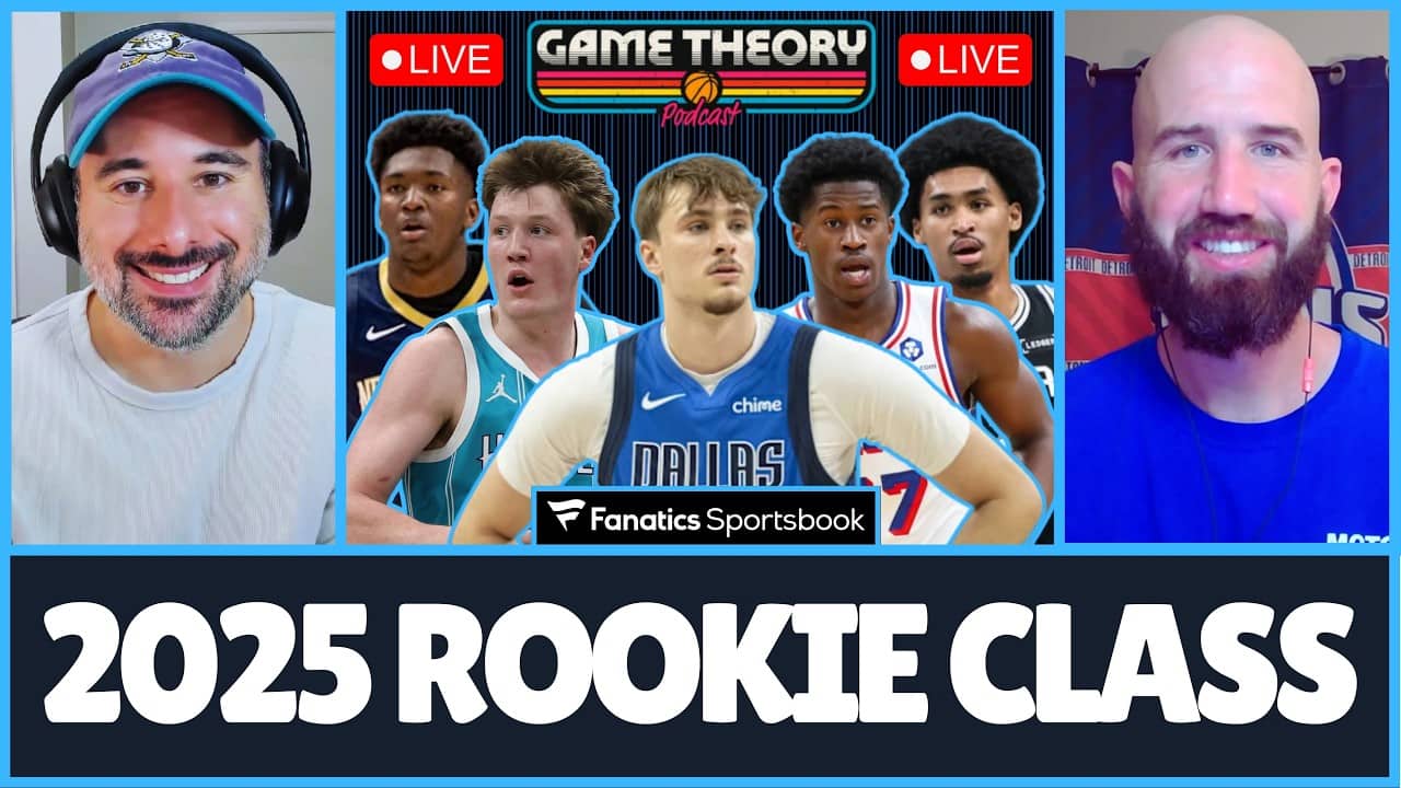2025-26 NBA Rookie Class Check-In! Cooper, Kon, Harper, VJ & more! | Game Theory Podcast