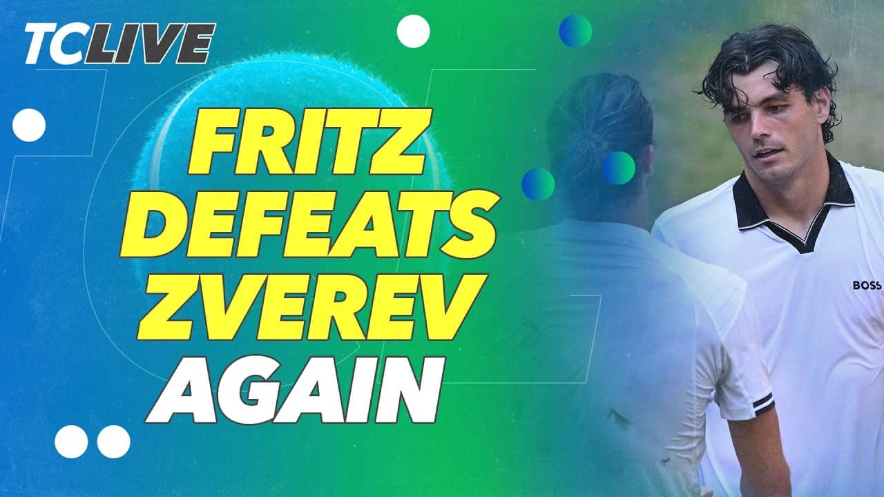 Taylor Fritz Defeats Zverev for 7th consecutive time to reach Halle final | TC Live