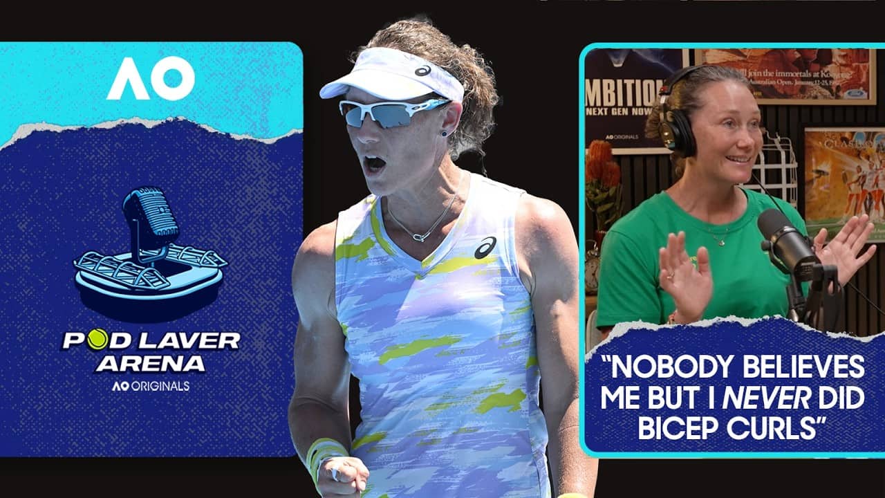Sam Stosur's Scariest Serena Moment, Billie Jean King Cup Time in Melbourne | Pod Laver Arena