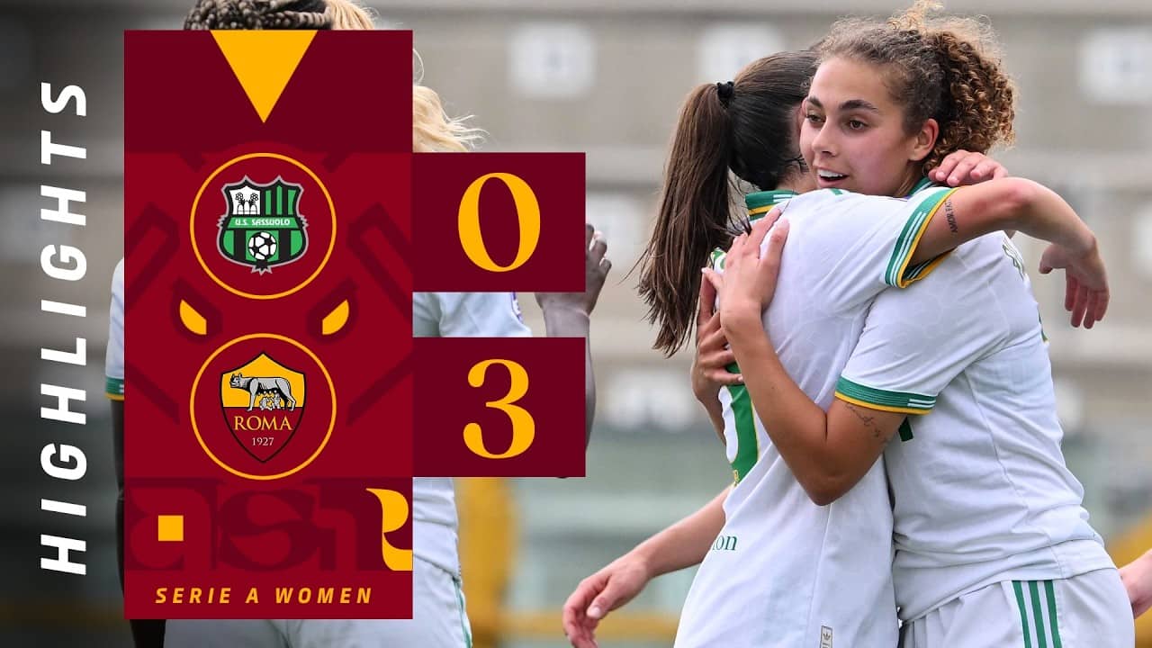SASSUOLO 0-3 ROMA | SERIE A FEMMINILE 2025-26