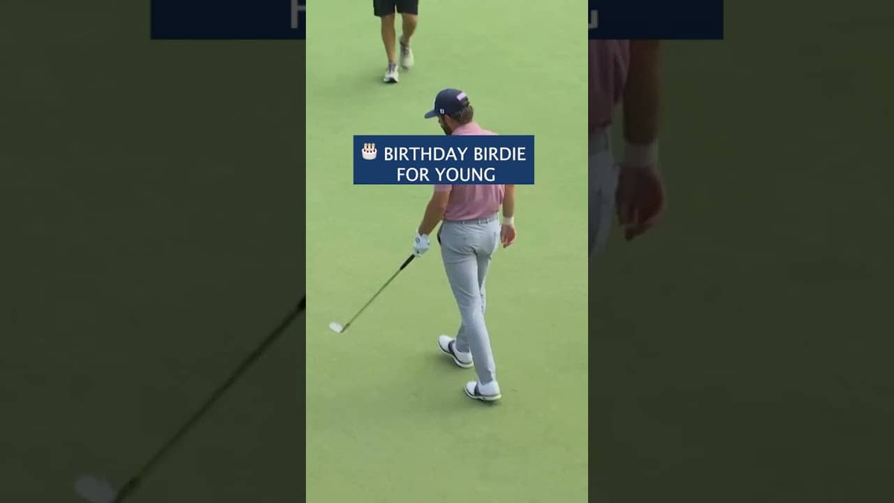 Cam Young’s Birthday Birdie 🎉⛳