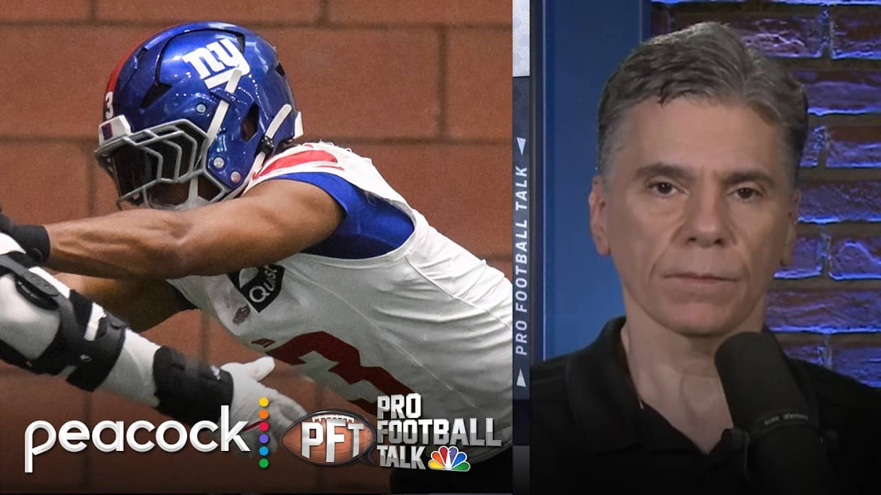 Abdul Carter avoids division in comments on Jaxson Dart | Pro Football Talk | NFL on NBC