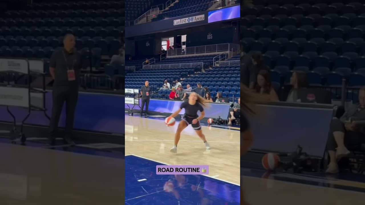 Veronica Burton Is Ready. ⚡#goldenstatevalkyries #wnba #shorts