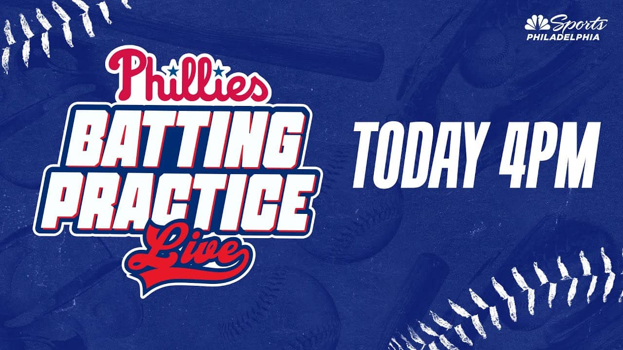 Phillies Batting Practice LIVE | Phils vs. Padres 4 pm