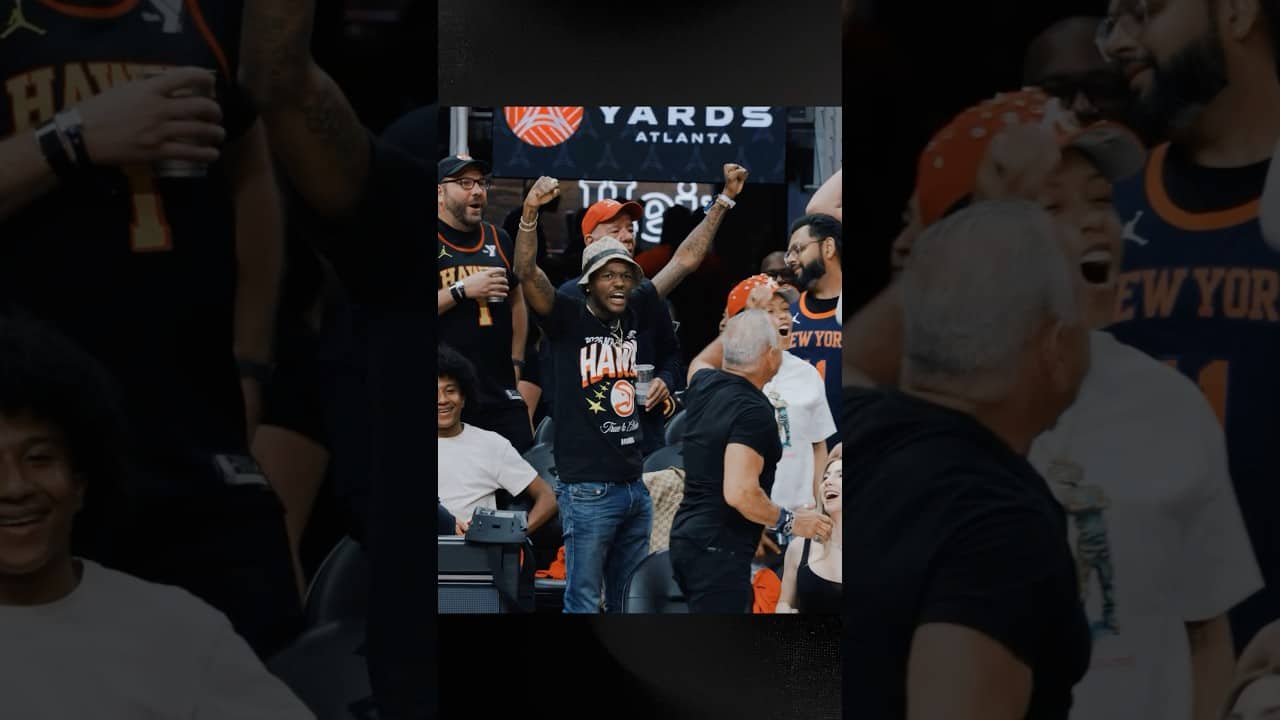 DC mic’d up at a playoff game, enjoy 😂😂 #nba #hawks #micdup @DcYoungFly