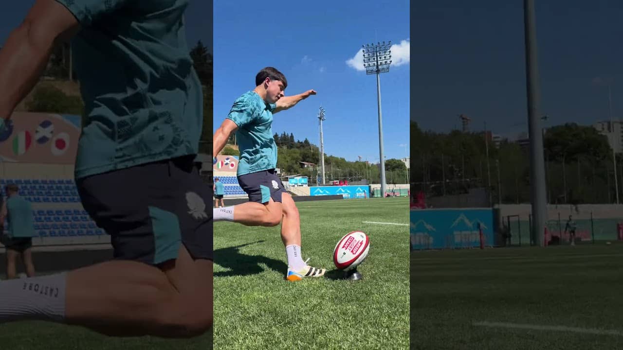 The art of kicking 🤌 #rugby #rugbyunion #kicking