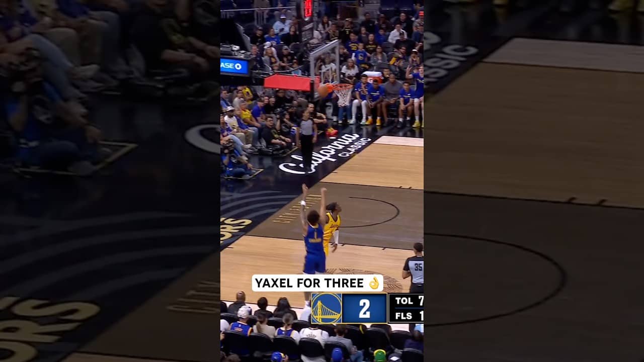 Yaxel Lendeborg knocks down his first Summer league three! 👌