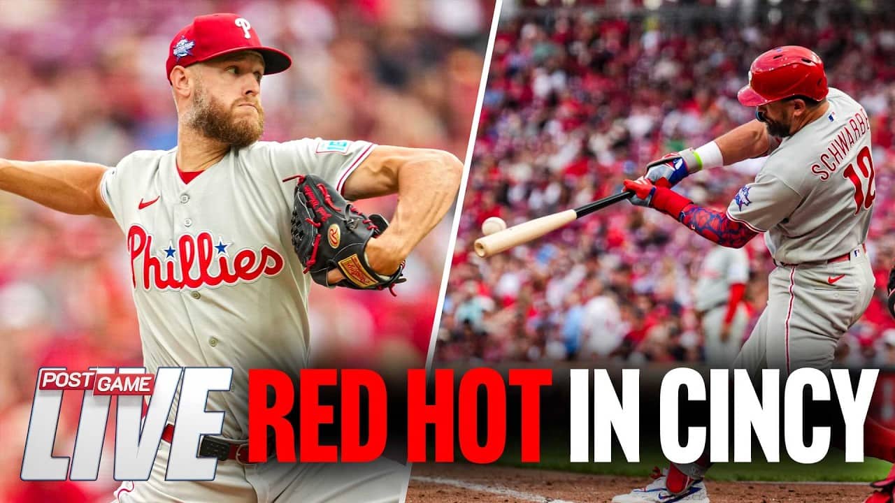 Schwarber homers, Wheeler DOMINATES to lead Phillies to 4-1 win over Reds | Phillies PGL