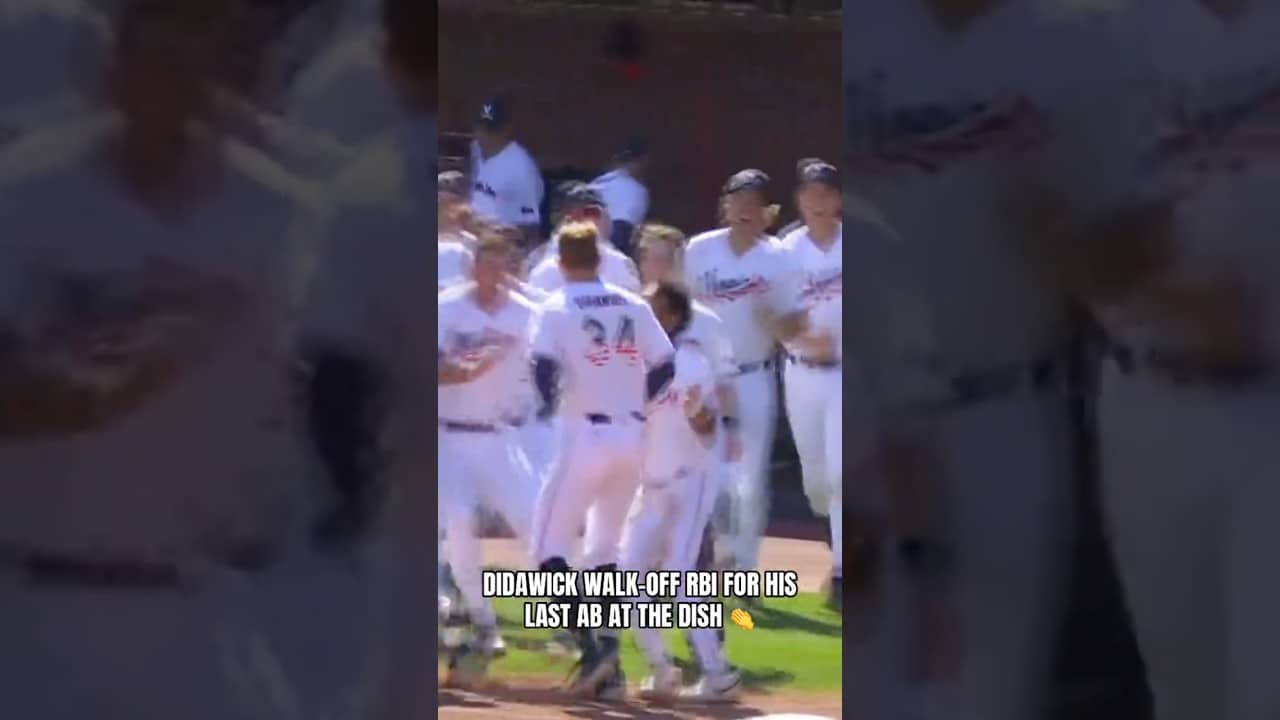 What a way for the senior to close out his career at the Dish 😄 #uva #collegebaseball #ncaabaseball