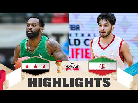 Syria 🇸🇾 v Iran 🇮🇷 | Highlights | FIBA Basketball World Cup 2027 Asian Qualifiers