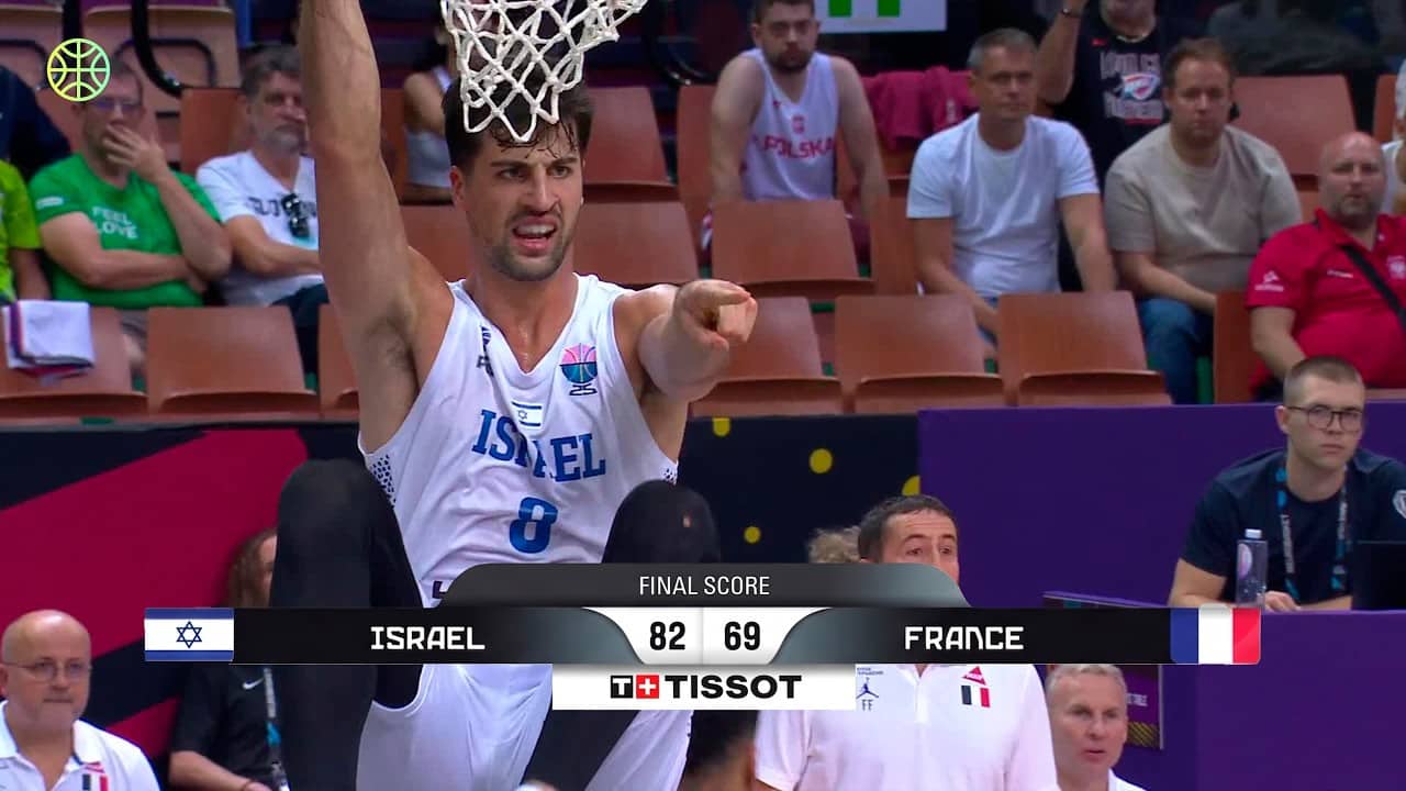 Deni Avdija Leads Israel to HUGE Upset over France 🤯 | FIBA Basketball
