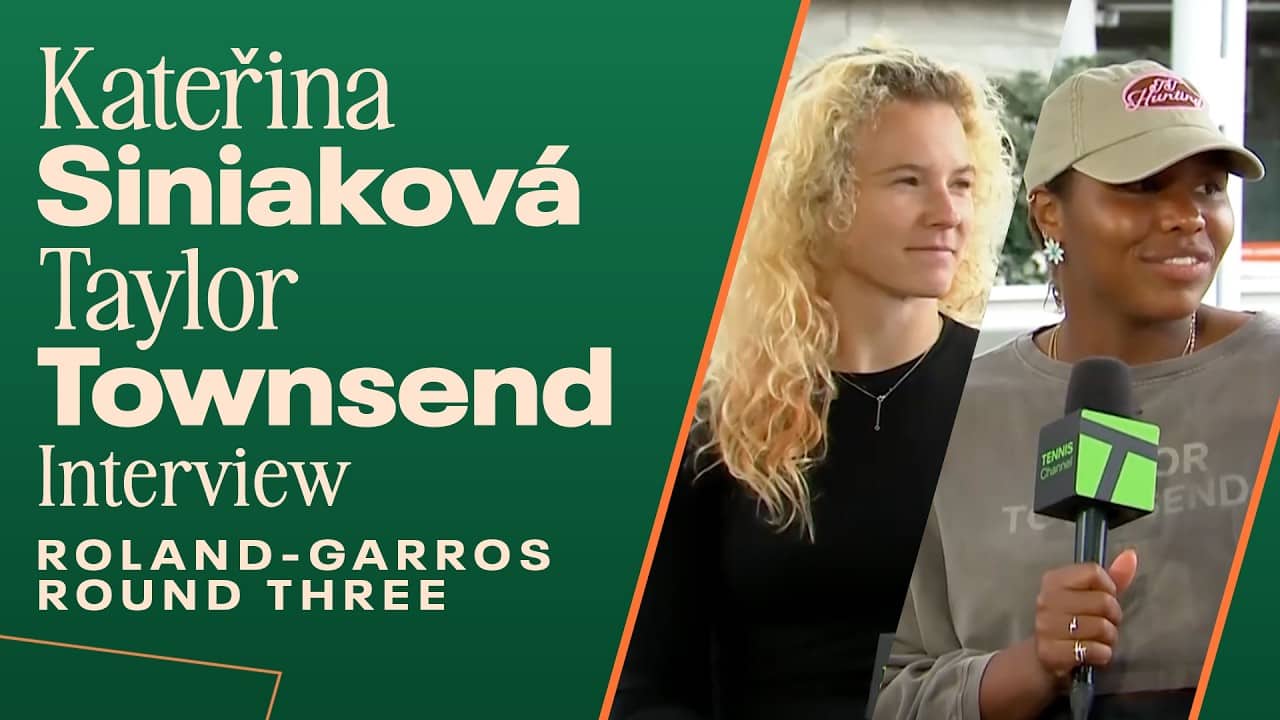 Taylor Townsend and Katerina Siniakova speak Czech after second round win 🇨🇿 | 2026 Roland Garros