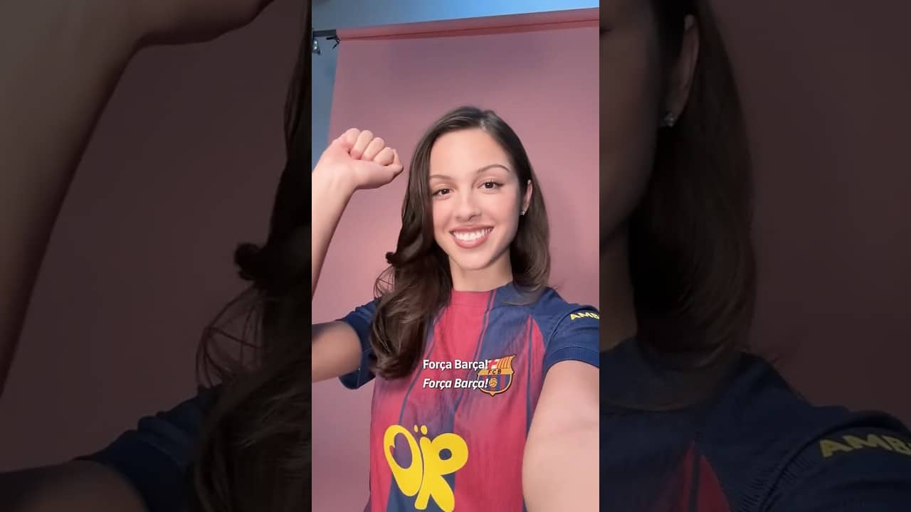 Culers, Olivia Rodrigo has a message for you! 💬 @Spotify @OliviaRodrigo  🩷 #shorts #ElClásico