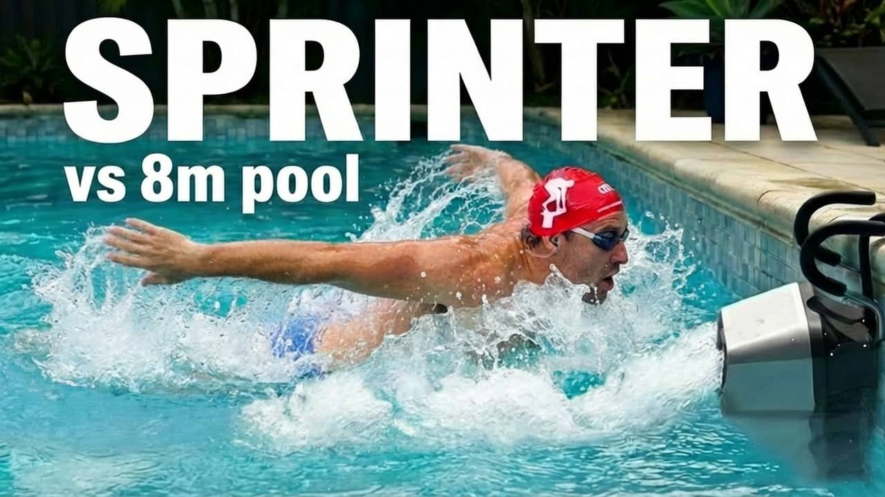 I Put The Fastest Swimmers I Know In An 8m Garden Pool