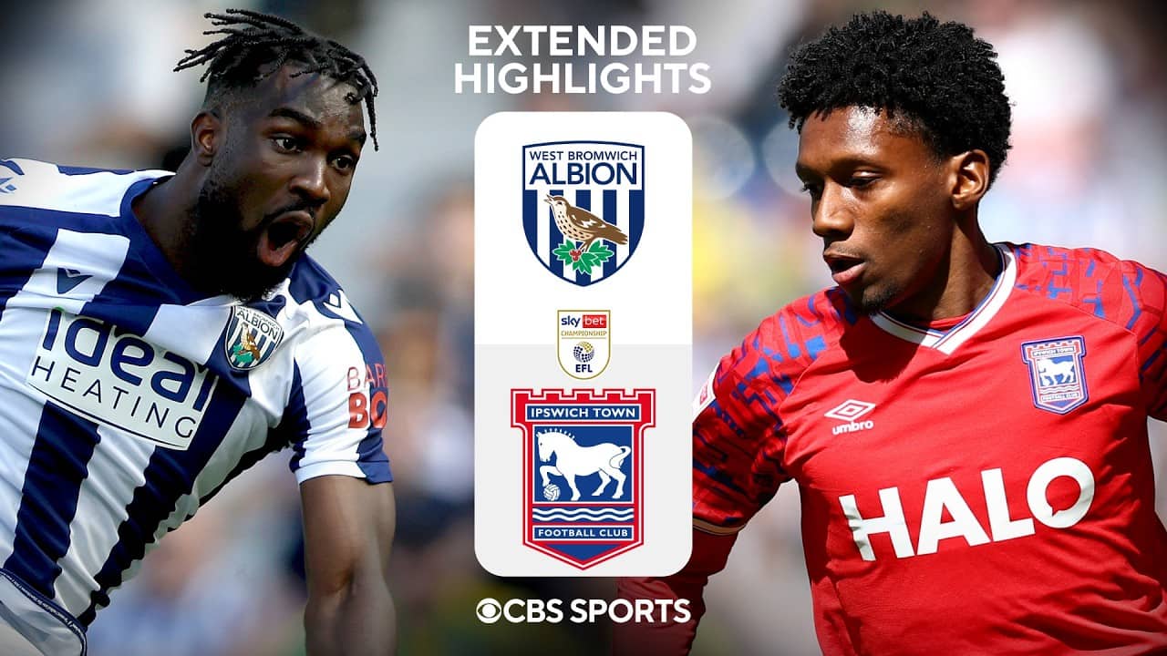 West Bromwich Albion vs. Ipswich Town: Extended Highlights | EFL Championship | CBS Sports Golazo