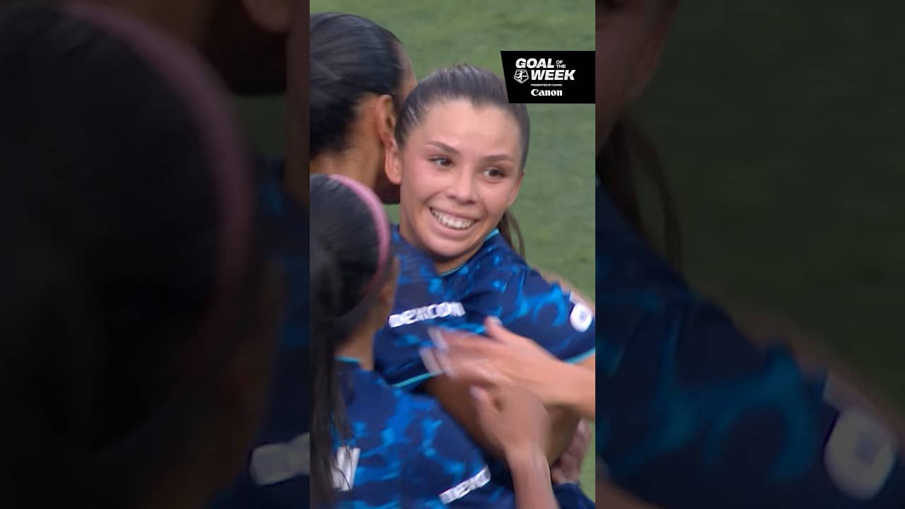 Melanie Top Bin Barcenas 🔥Here is this week’s @CanonUSA Goal of the Week! #nwsl #goal #soccer