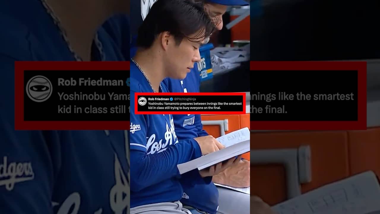 Yoshinobu Yamamoto was nearly perfect yesterday (took a no hitter into the 9th).