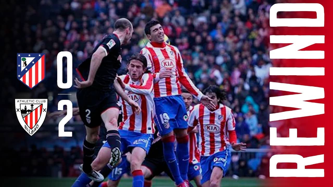 REWIND | Atlético de Madrid 0-2 Athletic Club | DOBLETE de TOQUERO en el Calderón | Temp 2010 2011