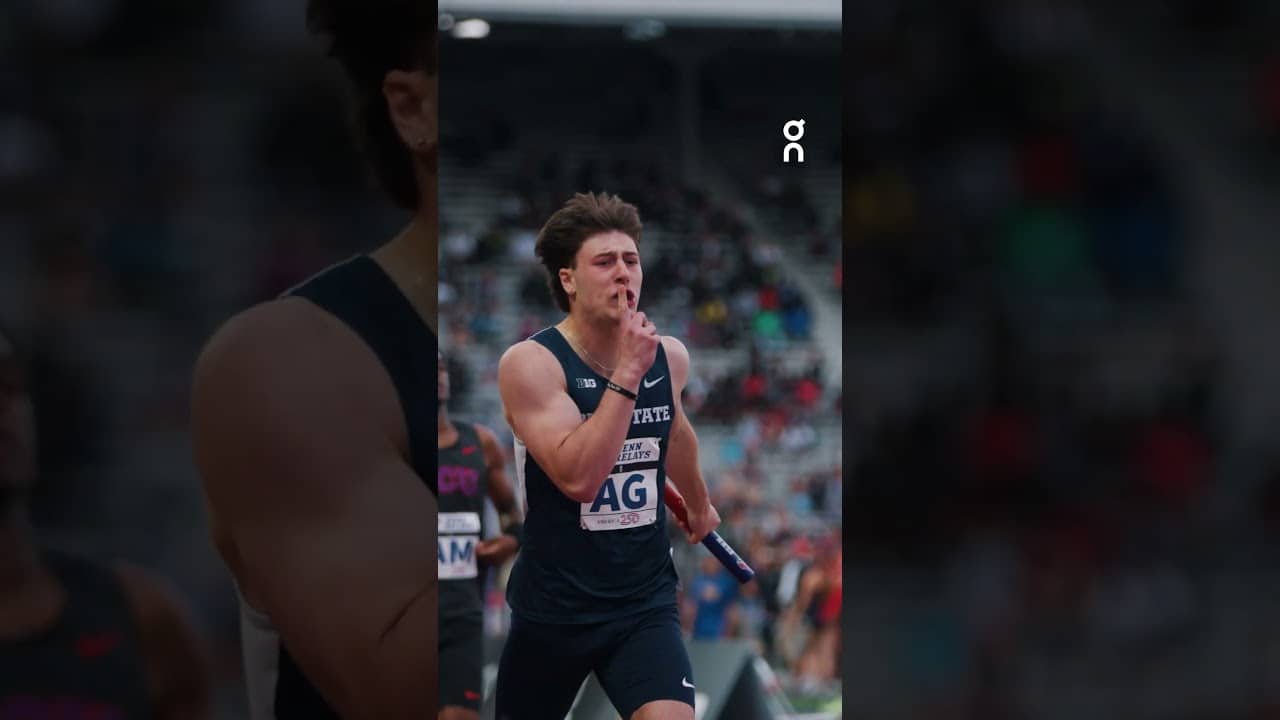 Penn State is coming for today's 4x400m final 🤫