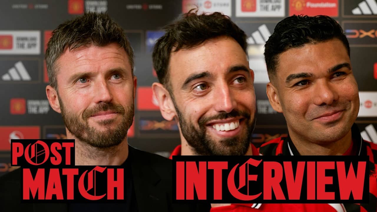 Michael Carrick, Bruno Fernandes & Casemiro React To Nottingham Forest
