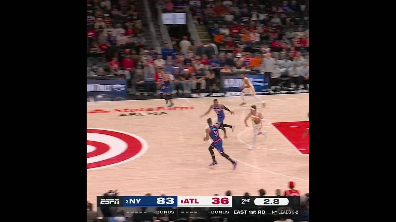 HISTORY MADE‼️ Knicks hold largest halftime lead in NBA playoff history