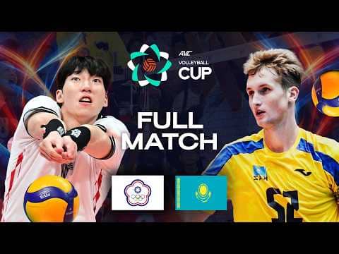 Chinese Taipei vs. Kazakhstan - Pool Play | AVC Men's Cup 2026