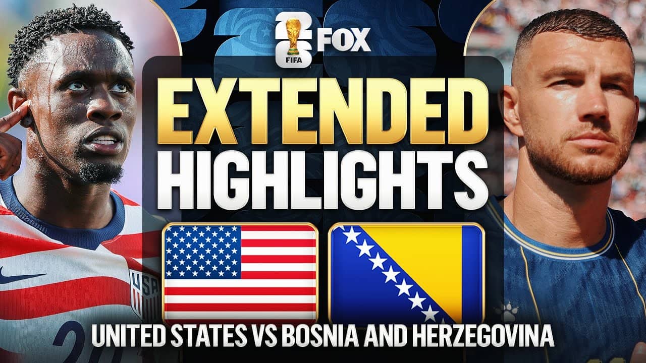 United States vs Bosnia and Herzegovina Highlights 🌎🏆 2026 FIFA World Cup™ | Round of 32