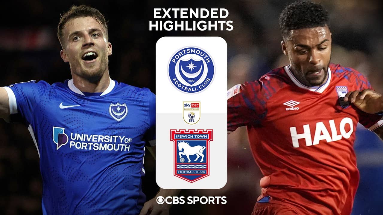 Portsmouth vs. Ipswich Town: Extended Highlights | EFL Championship | CBS Sports Golazo