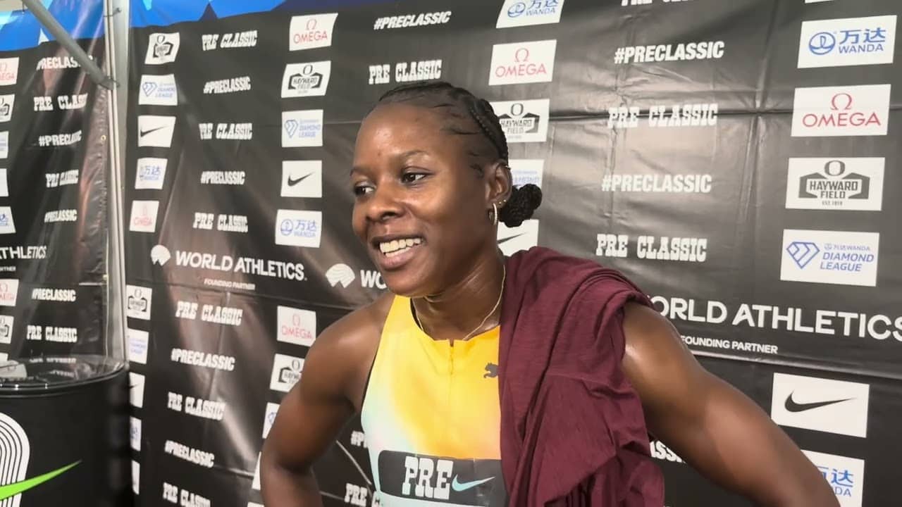 Shericka Jackson Having Fun On Road Back To The Top, 11.02 For 6th In Prefontaine Classic 100m