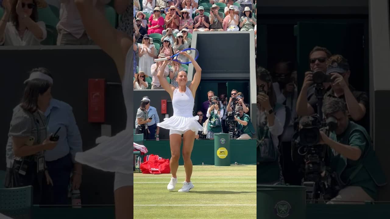 Marta Kostyuk is a Wimbledon quarter-finalist 💃