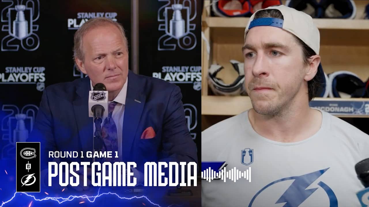 Postgame Media Round One Game One | McDonagh, Cooper