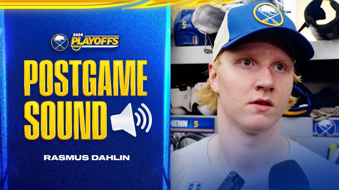 "Dogs Have To Be Dogs" | Rasmus Dahlin After Comeback Win In Game 1 Over Bruins | Buffalo Sabres