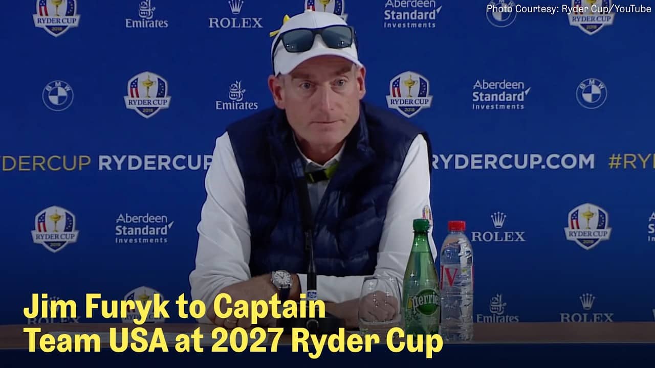 Jim Furyk Named Captain of Team USA for 2027 Ryder Cup at Adare Manor | The Shotgun Start