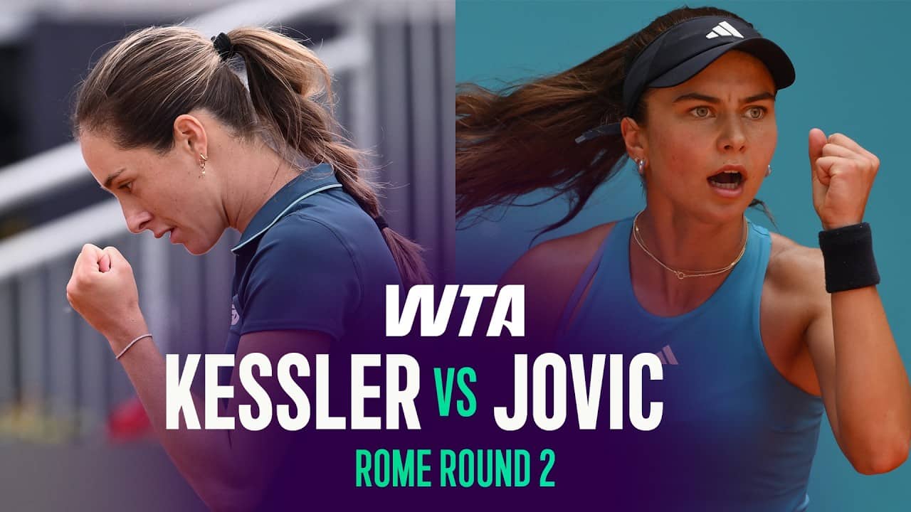 McCartney Kessler vs. Iva Jovic | 2026 Rome Round 2 | WTA Match Highlights