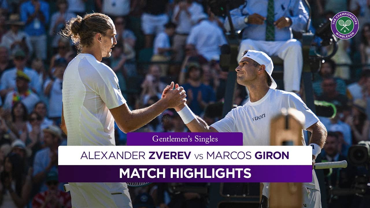 Incredible Zverev 💫 Alexander Zverev vs Marcos Giron | Match Highlights | Wimbledon 2026
