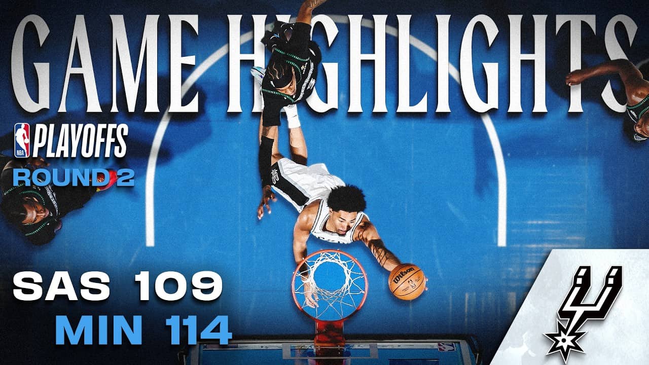 San Antonio Spurs vs Minnesota Timberwolves | Western Conference Semifinals Game 4 Highlights