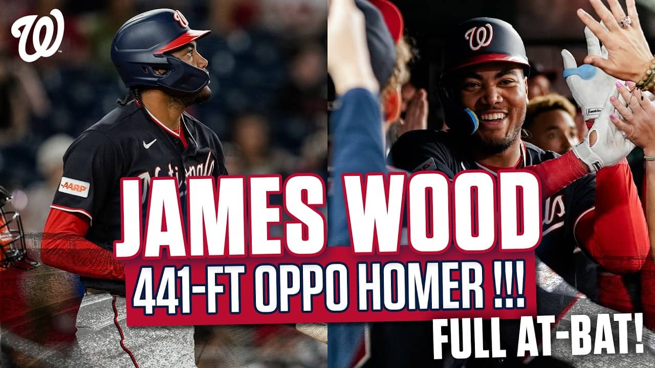 James Wood Crushes Longest Oppo Home Run Since 2023! | Full At-Bat