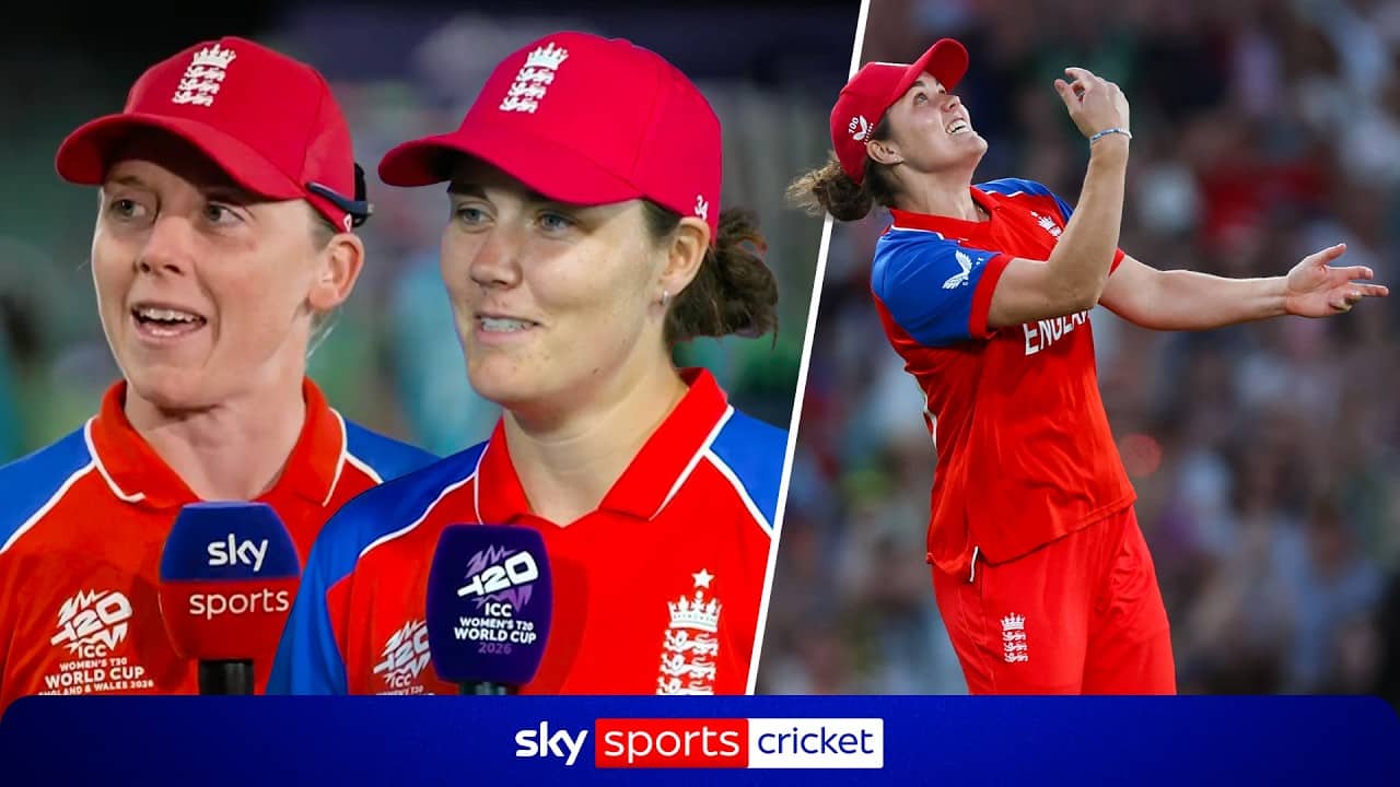 Nat Sciver-Brunt & Heather Knight on England's impressive victory in T20 World Cup semi-final! 🤩