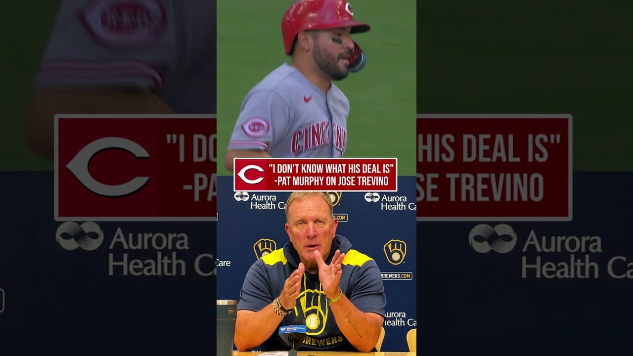 "Credit that Trevino guy...He's about 5'6 and he just plays the freaking game" -Pat Murphy #Reds