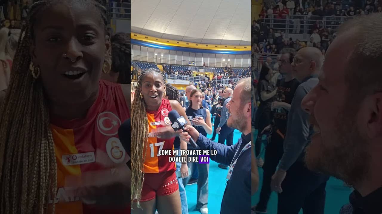Myriam Sylla dopo la vittoria contro Chieri