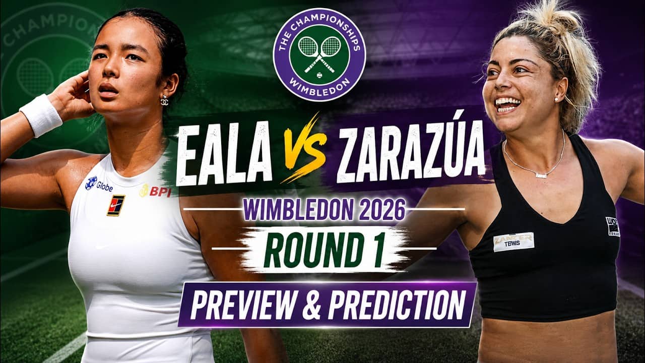 Alex Eala vs Renata Zarazúa | Wimbledon 2026 Round 1 | Preview & Prediction