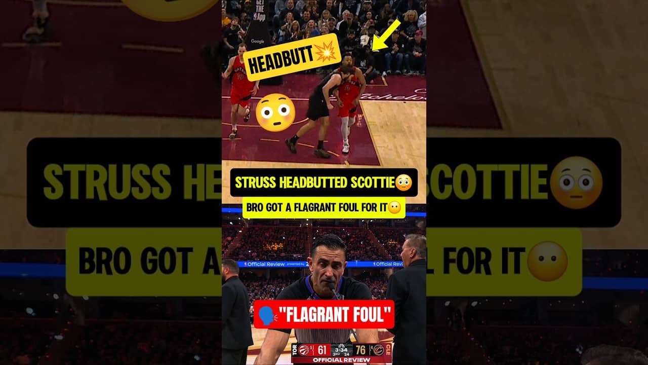 Struss FLAGRANT 1 for BUTTING Scottie😳