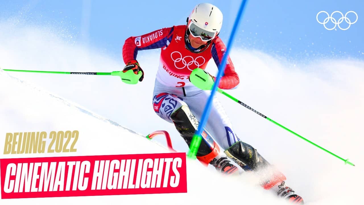 The Thrill of the Slopes 🔥⛷️ | Women's Slalom at Beijing 2022 | Cinematic Highlights