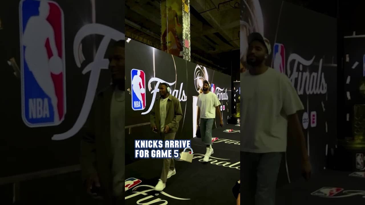 ready to go. #thefinals #nyknicks #nba #nbaplayoffs