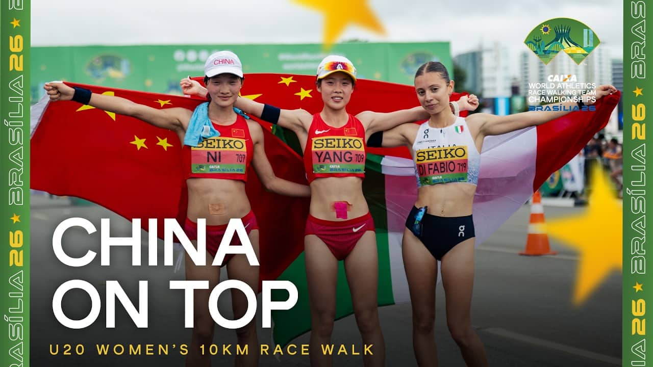 China secures minimal points for U20 10km gold | World Race Walking Team Championships Brasilia 26