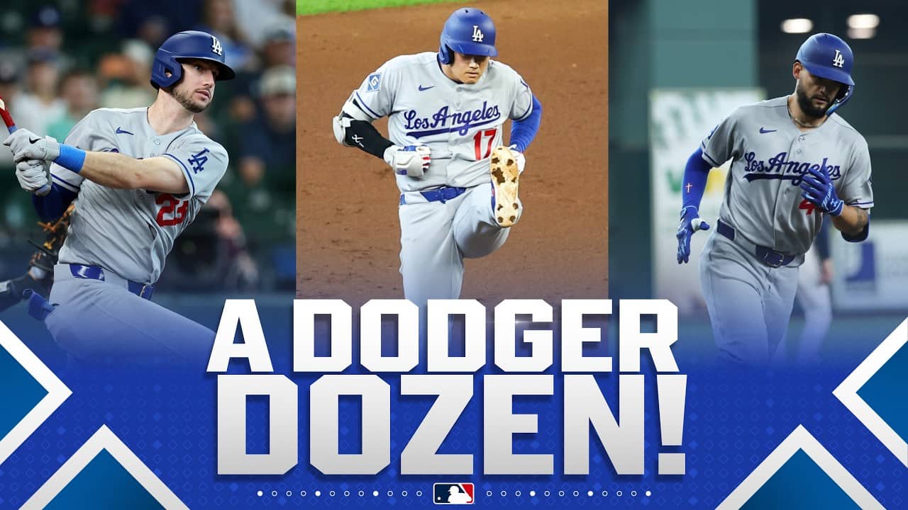 The Dodgers score 12 RUNS to win the series! 😱🔥(Ft. Andy Pages' three HRs, Ohtani, Tucker and more!)